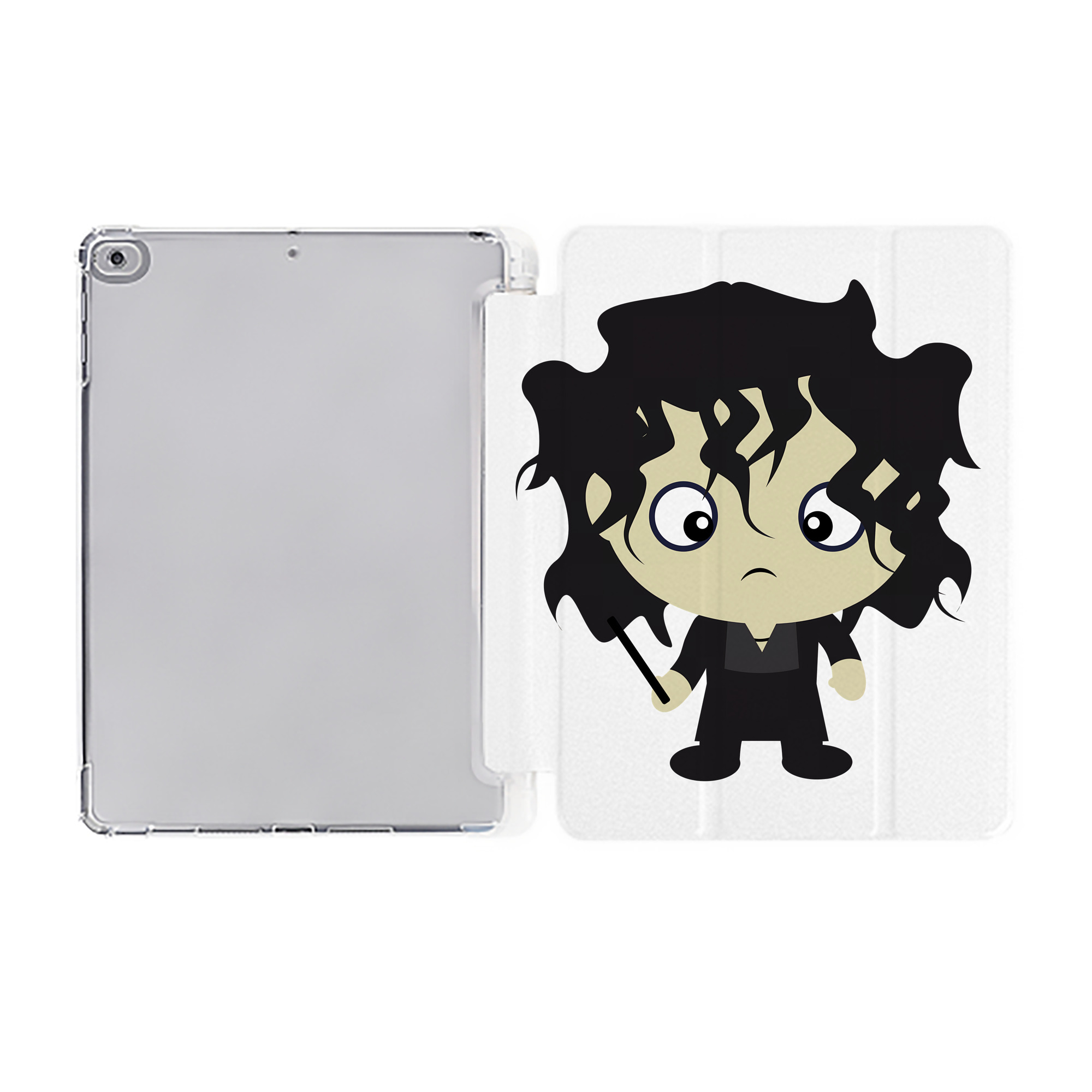 （画像用） Harry Potter ハリー・ポッターシリーズ IPad ケース ペン収納付き 三つ折りスタンド PUレザー×シリコン 対応機種9.5/10.5/10.9インチ